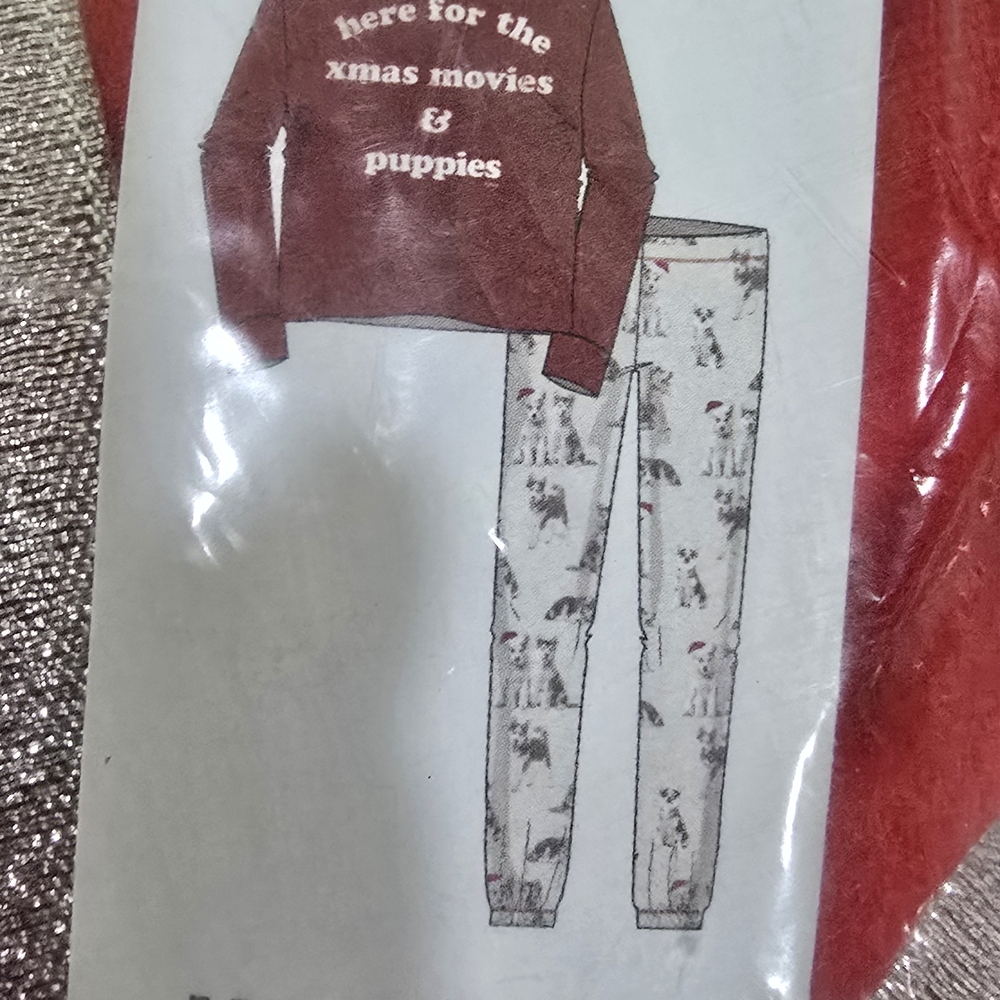 Justice Red Christmas Pajama Set